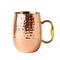 Hello Honey® Copper Hammered Stainless Steel Mule Mug